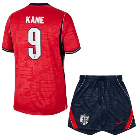 England Kane 9 Børn Udebanesæt VM Fodbold 2026 Kortærmet(+ Korte bukser)