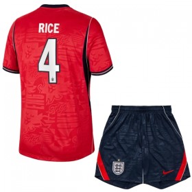 England Rice 4 Børn Udebanesæt VM Fodbold 2026 Kortærmet(+ Korte bukser)