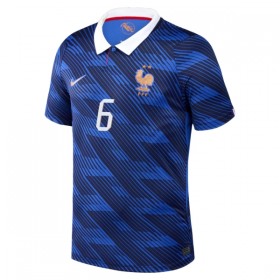 Frankrig Camavinga 6 Børn Hjemmebanesæt VM Fodbold 2026 Kortærmet(+ Korte bukser)