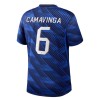Frankrig Camavinga 6 Børn Hjemmebanesæt VM Fodbold 2026 Kortærmet(+ Korte bukser)