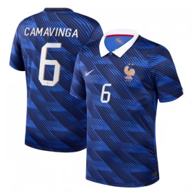 Frankrig Camavinga 6 Hjemmebanesæt VM Fodbold 2026 Kortærmet