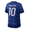 Frankrig Mbappé 10 Børn Hjemmebanesæt VM Fodbold 2026 Kortærmet(+ Korte bukser)