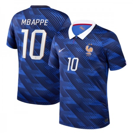 Frankrig Mbappé 10 Hjemmebanesæt VM Fodbold 2026 Kortærmet