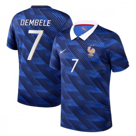 Frankrig O. Dembele 7 Hjemmebanesæt VM Fodbold 2026 Kortærmet