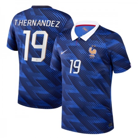 Frankrig Theo Hernandez 19 Hjemmebanesæt VM Fodbold 2026 Kortærmet