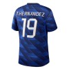 Frankrig Theo Hernandez 19 Hjemmebanesæt VM Fodbold 2026 Kortærmet