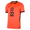 Holland Dumfries 22 Hjemmebanesæt VM Fodbold 2026 Kortærmet