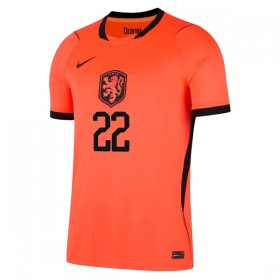 Holland Dumfries 22 Hjemmebanesæt VM Fodbold 2026 Kortærmet