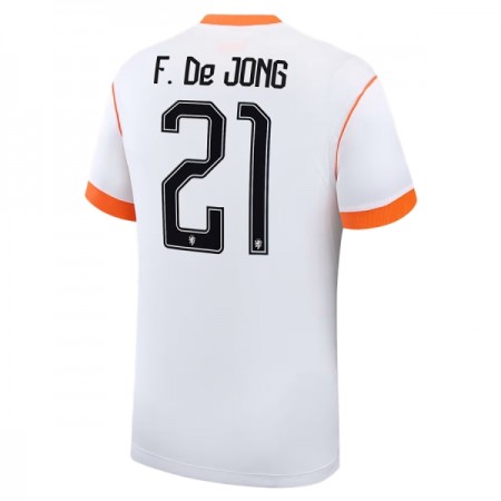 Holland Frenkie de Jong 21 Udebanesæt VM Fodbold 2026 Kortærmet