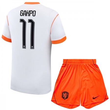 Holland Gakpo 11 Børn Udebanesæt VM Fodbold 2026 Kortærmet(+ Korte bukser)