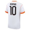 Holland Memphis 10 Udebanesæt VM Fodbold 2026 Kortærmet