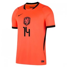 Holland Reijnders 14 Hjemmebanesæt VM Fodbold 2026 Kortærmet