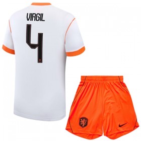 Holland Virgil 4 Børn Udebanesæt VM Fodbold 2026 Kortærmet(+ Korte bukser)