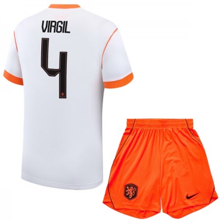 Holland Virgil 4 Børn Udebanesæt VM Fodbold 2026 Kortærmet(+ Korte bukser)