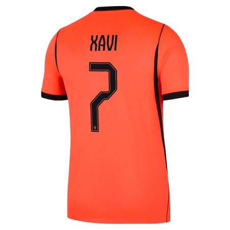 Holland Xavi 7 Hjemmebanesæt VM Fodbold 2026 Kortærmet