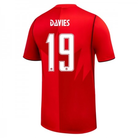 Canada Davies 19 Hjemmebanesæt VM Fodbold 2026 Kortærmet