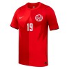 Canada Davies 19 Hjemmebanesæt VM Fodbold 2026 Kortærmet