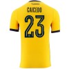 Ecuador Caicedo 23 Hjemmebanesæt VM Fodbold 2026 Kortærmet