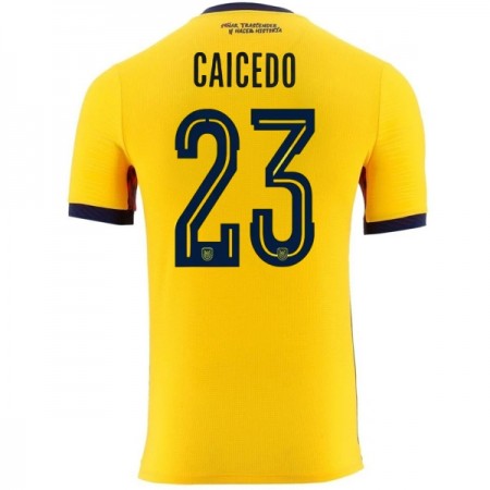 Ecuador Caicedo 23 Hjemmebanesæt VM Fodbold 2026 Kortærmet