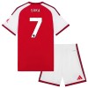Arsenal Saka 7 Børn Hjemmebanesæt 2026-27 Kortærmet(+ Korte bukser)