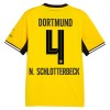 Borussia Dortmund N. Schlotterbeck 4 Hjemmebanesæt 2026-27 Kortærmet