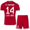 FC Bayern München Luis Diaz 14 Børn Hjemmebanesæt 2026-27 Kortærmet(+ Korte bukser)
