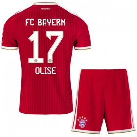 FC Bayern München Olise 17 Børn Hjemmebanesæt 2026-27 Kortærmet(+ Korte bukser)