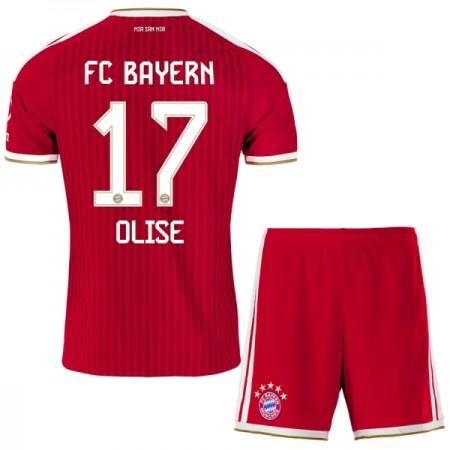 FC Bayern München Olise 17 Børn Hjemmebanesæt 2026-27 Kortærmet(+ Korte bukser)