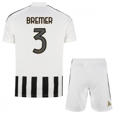 Juventus Bremer 3 Børn Hjemmebanesæt 2026-27 Kortærmet(+ Korte bukser)