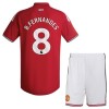 Manchester United B. Fernandes 8 Børn Hjemmebanesæt 2026-27 Kortærmet(+ Korte bukser)