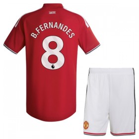 Manchester United B. Fernandes 8 Børn Hjemmebanesæt 2026-27 Kortærmet(+ Korte bukser)
