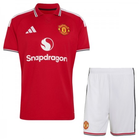 Manchester United Børn Hjemmebanesæt 2026-27 Kortærmet(+ Korte bukser)
