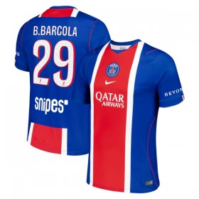 Paris Saint-Germain Bradley Barcola 29 Hjemmebanesæt 2026-27 Kortærmet