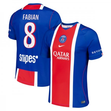 Paris Saint-Germain Fabian 8 Hjemmebanesæt 2026-27 Kortærmet