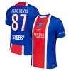 Paris Saint-Germain Joao Neves 87 Hjemmebanesæt 2026-27 Kortærmet