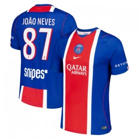 Paris Saint-Germain Joao Neves 87 Hjemmebanesæt 2026-27 Kortærmet