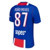 Paris Saint-Germain Joao Neves 87 Hjemmebanesæt 2026-27 Kortærmet