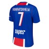 Paris Saint-Germain Kvaratskhelia 7 Hjemmebanesæt 2026-27 Kortærmet