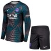 Paris Saint-Germain Målmand Børn Hjemmebanesæt 2026-27 Langærmet(+ Korte bukser)
