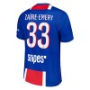 Paris Saint-Germain Zaire Emery 33 Hjemmebanesæt 2026-27 Kortærmet