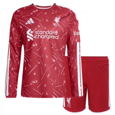 Liverpool Børn Hjemmebanesæt 2026-27 Langærmet(+ Korte bukser)