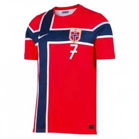 Norge Sorloth 7 Hjemmebanesæt VM Fodbold 2026 Kortærmet