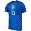 Kroatien Modrić 10 Børn Udebanesæt VM Fodbold 2026 Kortærmet(+ Korte bukser)