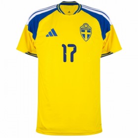 Sverige Gyokeres 17 Hjemmebanesæt VM Fodbold 2026 Kortærmet