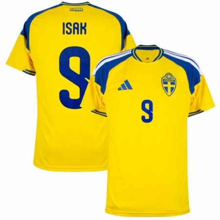 Sverige Isak 9 Hjemmebanesæt VM Fodbold 2026 Kortærmet