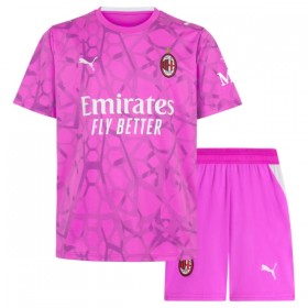 AC Milan Målmand Børn Udebanesæt 2026-27 Kortærmet(+ Korte bukser)