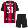 AC Milan Pavlovic 31 Børn Hjemmebanesæt 2026-27 Kortærmet(+ Korte bukser)