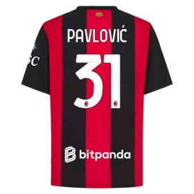 AC Milan Pavlovic 31 Hjemmebanesæt 2026-27 Kortærmet