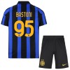 Inter Milan Bastoni 95 Børn Hjemmebanesæt 2026-27 Kortærmet(+ Korte bukser)
