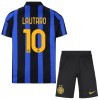 Inter Milan Lautaro 10 Børn Hjemmebanesæt 2026-27 Kortærmet(+ Korte bukser)